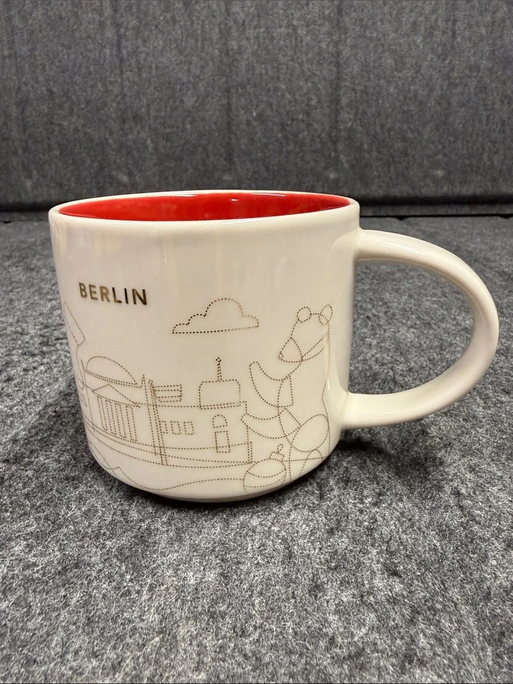 Starbucks city skyline